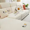 Funda de Sofá de Chenilla Nueva 2026, Color Sólido, Estilo Simple, Funda Universal Todo Incluido para Sofá de Tres Plazas y una Chaise Longue