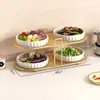 Estante multicapa para preparación de alimentos para restaurantes, estante de almacenamiento para platos y utensilios, solución de almacenamiento para encimeras de restaurante