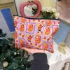 Bolsa de Tela Ecológica con Ilustración Linda Almacenamiento Portátil de Nylon Forma de Estrella Gran Capacidad Neceser Maquillaje Bolso de Mano