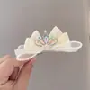 Tiara Coroa de Princesa Grampo de Cabelo Laço Infantil Grampo Superior Super Fada Acessórios de Cabelo para Meninas Acessórios de Cabelo Fofos da Moda
