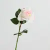 Flor Artificial Toque Rosa Flor Falsa Rosa Única Casamento Decoração de Casa Enfeites Atacado Transfronteiriça Toque Rosa