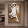 Pintura decorativa de entrada em estilo medieval Maillard, fundo de sofá francês, pintura de parede, sucesso imediato, mural de chão de sala de estar