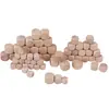 Dados de Madeira em Branco Materiais para Artesanato DIY Feitos de Madeira de Faia e Madeira de Lótus, Acessórios para Jogos de Tabuleiro, Fornecimento Direto do Fabricante, Divertido e Entretenimento
