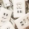Accesorios para teléfono móvil decoración del hogar enchufe carga USB enchufe de pared 220V dos clavijas dos USB enchufe de carga oculto
