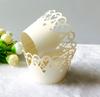 Borde de papel para pastel de perlas huecas láser decoración de boda amor capacillo de papel mesa de postres de boda en stock mayoreo de fábrica