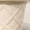 Maceta Antigua Universal con Patrón Romano de Resina Plástica Imitación Piedra Flor Antigua Maceta Europea para Petunia Rosa