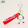 Novo Chaveiro de Carro do Papai Noel, Exquisito e Fofo Desenho Animado Casal Boneco de Neve Pingente de Bolsa, Pequeno Presente de Natal