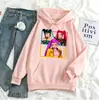Sudadera con Capucha Estampada KPop Demon Hunters Huntrix Unisex Oversize Casual