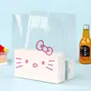 Bolsa de Papel para Levar de Grau Alimentício Bolsa para Pão Assado Sobremesa Lanche Bolsa de Presente Plástico Transparente Preço de Fábrica