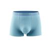 Cuecas Masculinas de Algodão de Fibra Longa com 60 Fios, Antibacterianas, Sem Costura, Algodão Puro, Respiráveis, Boxer Briefs com Forro de Seda Atacado