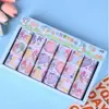 Notas Adhesivas Escribibles, Pegatinas en Rollo Autoadhesivas, Pegatinas Aleatorias, Pegatinas de Conveniencia de Dibujos Animados Lindos para Estudiantes, Pegatinas para Manual