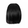 Franja Mini, Franja com Efeito Leve (Air Bangs), Franja Falsa, Franja Realista para Mulheres, Aplique de Cabelo com Franja Fina