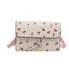 Bolso de Moda Cereza Fresca para Mujer Primavera/Verano 2025 Nuevo Bolso Bandolera Nicho Trendy Elegante Dulce Bolso Cuadrado Pequeño