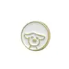 Botones Metálicos de Perrito Lindo Botones Redondos Cosidos a Mano Botones para Cárdigan Tejido Botones para Camisa Ropa Exterior Infantil Botones Decorativos Botones