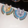Pendientes Irregulares Geométricos de Plata Vintage, Exquisitos Pendientes Impresionantes Estilo Palacio, Pendientes Elegantes de Lujo Ligero de Gama Alta para Mujer