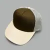 Gorras de Béisbol de Malla Sencillas con Combinación de Colores para Primavera y Verano para Hombres y Mujeres Sombrilla Deportiva Exterior de Malla Personalizada Gorras de Camionero Venta al por Mayor
