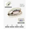 Nova Carteira de Pulso Feminina da Amazon com Alça Acolchoada de Nylon e 3 Zíperes para Acomodar Porta-Cartão de Viagem e Recursos Antifurto