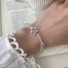 2025 Nova Pulseira de Pérolas de Cristal Contas Design de Nicho Feminino Personalizada Versátil Pulseira Acessórios para Mão Atacado