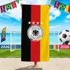 Toalla de Playa Mundial 2026 Toalla de Playa Equipo de Fútbol de Brasil Microfibra Secado Rápido Absorbente de Agua Toalla de Playa Toalla de Baño