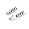 En Stock 4*20 Cabeza Redonda Sin Costura Cabeza de Cuerda de Metal Cabeza de Bala Campana Colgante Aleación Dorada Negra Bronce Color Pistola Plateado