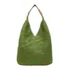 Bolso de Paja de Verano para Mujer 2023 Nuevo de Moda Gran Capacidad Bolso Tote para Viajes Diarios Bolso de Hombro Texturizado Bolso de Playa