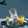 Celebridad de Internet Estilo Japonés Phnom Penh Vidrio Transparente Resistente al Calor Hogar Sala de Estar Vaso Martillo para Jugo Estilo ins Juego de Vasos para Beber