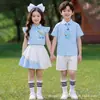 1º de Junho Uniforme de Apresentação do Coral Infantil Uniforme de Apresentação do Jardim de Infância Uniforme de Classe do Ensino Fundamental Estilo Britânico Foto de Formatura Uniforme de Classe Uniforme de Jardim de Verão