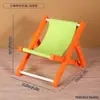 Silla de Playa Regalo Soporte para Teléfono Móvil Mini Regalo de Madera Reclinable Plegable Accesorios para Fotos Decoración Escritorio Creativo