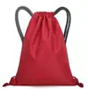 Stock Listo Mochila con Cordón Bolsa Impermeable Deportes Fitness Mochila Sencilla Bolsa de Baloncesto para Estudiantes Almacenamiento Bolsa de Fútbol