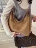 Bolsa de ombro tote de camurça com estampa de leopardo, nova para 2026, para mulheres, estilo retrô para o dia a dia, grande capacidade, bolsa transversal versátil