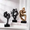 Accesorios para Parejas de Envío Gratuito Cuidadosamente Seleccionados Escultura Transfronteriza Artesanía de Resina Ecológica Abrazo Permanente de Pareja Adorno Decorativo de Alta Gama