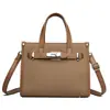 2026 Nuevo Bolso de Mano de Tela Clásico Europeo y Americano Moda Femenina Bolso Platino para Viajar al Trabajo Bolso Cruzado de Hombro