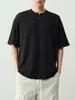 Camiseta Masculina Manga Curta Momax Alta Qualidade Textura para o Dia a Dia Gola Pequena Verão Nova Mistura de Algodão Meia Manga Masculina 75680