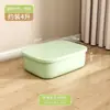 Caixa Organizadora para Bagunça de Mesa, Lanches, Brinquedos, Cesto Organizador Retangular Doméstico, Recipiente Plástico, Recipiente de Armazenamento