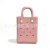 Bolsa de Praia Eva de Grande Capacidade Bolsa Tote Leve Estilo Coreano Acessórios DIY Bolsa com Buraco para Ombro Estilo Ins