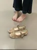 Zapatos de Mujer de Terciopelo Coreano Estilo Ins 2025 Primavera/Verano Nuevos Versátiles Planos Cómodos Zapatos de Abuela Retro Zapatos Mary Jane