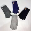 Guantes cálidos para hombre para invierno con pantalla táctil, forrados de felpa, gruesos, antideslizantes, para conducir, a prueba de frío, guantes de punto de lana para hombre