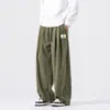 Outono/Inverno 2026 Novo Estilo Chinês Masculino Tendência Veludo Cotelê Casual Calça Plus Size Solta Retrô Reta Perna Larga