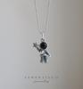 Elige una estrella para tu collar creativo de pareja de astronautas accesorios diseño de personalidad sentido del Joker collar para la clavícula