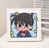 Animación de Dibujos Animados Nueva Pintura de Diamantes Kuromi DIY Juguetes de Pintura de Diamantes Hechos a Mano para Niños con Marco de Fotos Mesa Regalo