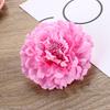 Popular Cabeza de Flor de Peonía Simulada Borde de Flor Pinza para Cabello Tocado para Falda de Playa Accesorios para Sombrero de Paja Accesorios para el Cabello de Vacaciones de Viaje en la Costa