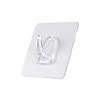 Ganchos Transparentes de Cuerno, Ganchos Adhesivos sin Perforaciones Detrás de la Puerta, Ganchos Fuertes Adhesivos sin Rastro para Montar en Pared de Cocina y Restaurante