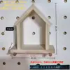 Accesorios Personalizados para Tablero Perforado, Estantes de Madera Maciza, Palitos de Madera, Cerillos de Colores, Estantes de Almacenamiento Multifuncionales, Accesorios Decorativos
