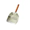 Pala para Arena de Gato de Acero Inoxidable 304 para Arena de Gato de Tofu, Pala Metálica de Malla Fina Grande, Venta al por Mayor, Envío Directo Disponible