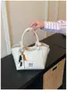 Bolsa de Mano Brillante para Mujer de Venta Caliente en Comercio Exterior Transfronterizo, Nuevo Modelo 2026, Bolso Pequeño tipo Cubo, Estilo Coreano, Bolso Cruzado Sencillo
