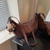 Bolso Cruzado Informal de Gran Capacidad con Estampado de Leopardo para Mujer 2026 Nuevo Otoño e Invierno Versátil Bolso Cruzado Bolso de Hombro Bolso Dumpling