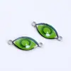 2022 Accesorios explosivos de joyería de Amazon Ojos impresos para manualidades Accesorios de joyería con baño de metal al por mayor Comercio exterior