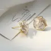 Brincos de Agulha em Prata Esterlina 925 para Mulheres, Brincos de Camélia, Luxo Acessível de Nicho, Elegante de Alta Qualidade, Brincos Estilo Quente 2025