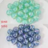 [Cambio de Luz] Sonido de Persecución de Oro Roto Agujero Recto de 2.5 Bolas Redondas Cuentas Sueltas Redondas Pulsera Hecha a Mano DIY Cadena de Teléfono Móvil Accesorios con Cuentas