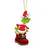 Decoraciones Navideñas de Productos Nuevos Transfronterizos Colgantes Creativos de Perro para Coche Colgantes para Mochila Decoraciones Colgantes Navideñas